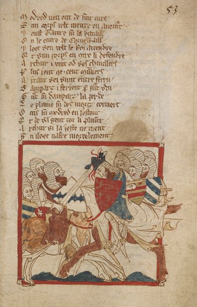 Arthur Mortally Wounded, ilustração de 