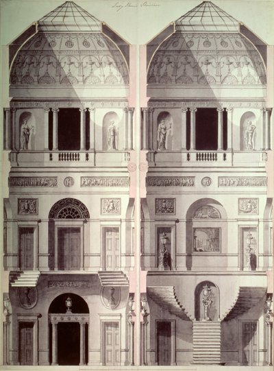 Portman Square, Home House, de Robert Adam (1728-92) de Robert Adam