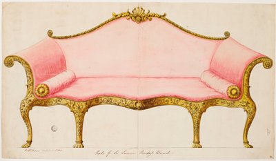 Sofá para Sir Lawrence Dundas de Robert Adam