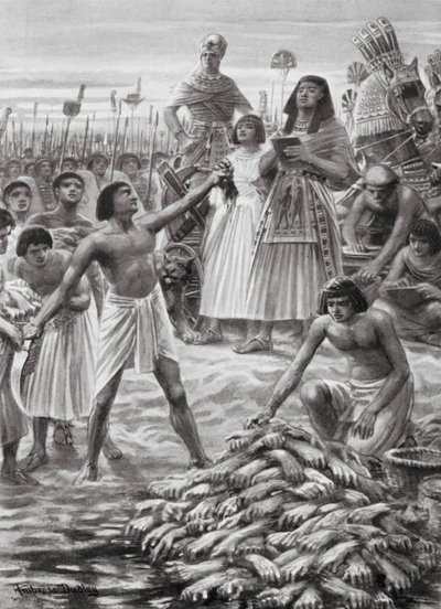 Contando as mãos cortadas dos mortos (litografia) de Robert Ambrose Dudley