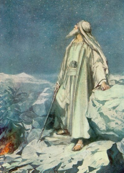 Contando as estrelas (lito colorido) de Robert Ambrose Dudley