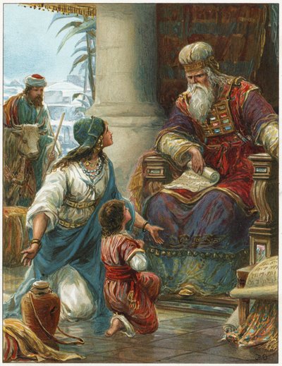Ana trazendo Samuel para Eli de Robert Ambrose Dudley