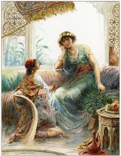 A empregada cativa e a esposa de Naamã de Robert Ambrose Dudley