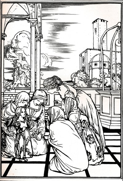 Uma ilustração de The Tempest, 1901 1901-1902 de Robert Anning Bell