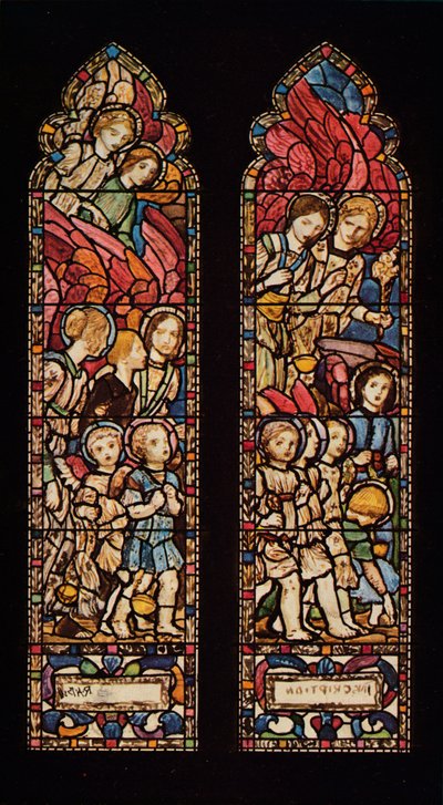 Design para vitrais, 1926 de Robert Anning Bell