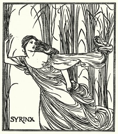 Ilustração para Poemas de John Keats (litho) de Robert Anning Bell