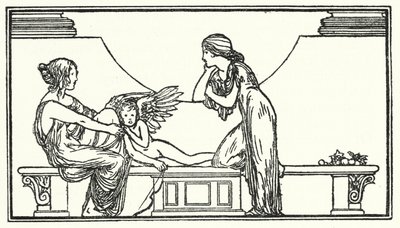 Ilustração para Poemas de John Keats (litho) de Robert Anning Bell