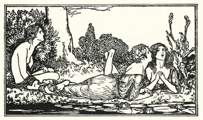Ilustração para Poemas de John Keats: Endymion (litho) de Robert Anning Bell