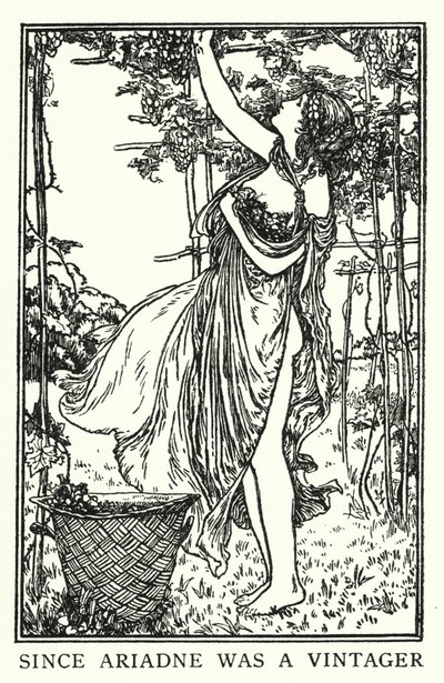 Ilustração para Poemas de John Keats: Endymion (litho) de Robert Anning Bell