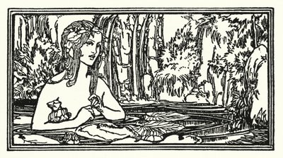 Ilustração para Poemas de John Keats: Endymion (litho) de Robert Anning Bell