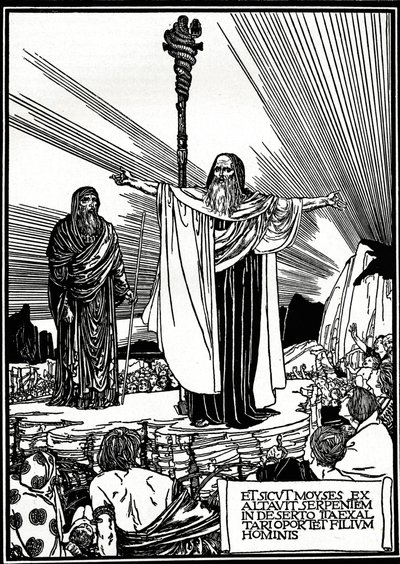 Ilustração para The Altar Book, 1892, 1897 de Robert Anning Bell