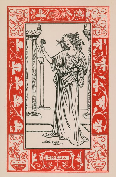 Ofélia, Hamlet de Robert Anning Bell