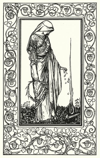 Shelley: Adonais (litografia) de Robert Anning Bell