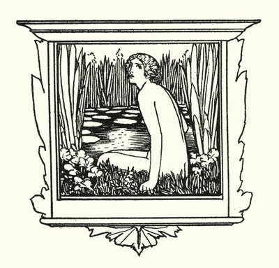 Shelley: Ode ao Vento Oeste (litografia) de Robert Anning Bell