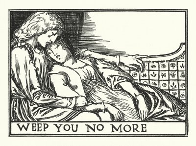 Não te chore mais (litho) de Robert Anning Bell