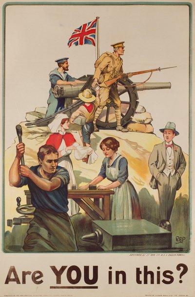 Você está nisso , 1915 de Robert Baden Powell