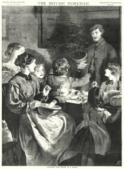 Árvore de Natal (gravura) de Robert Barnes