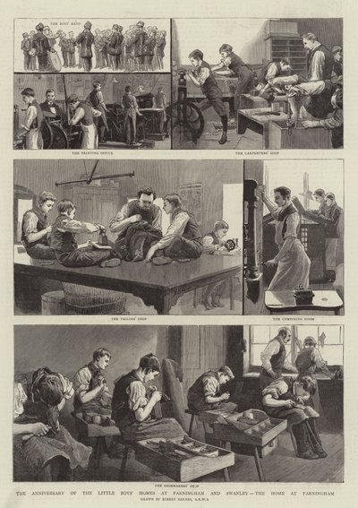 O Aniversário das Casas dos Meninos em Farningham e Swanley, o Lar em Farningham de Robert Barnes
