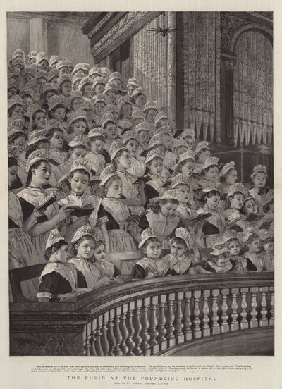 O coro no Hospital Foundling de Robert Barnes
