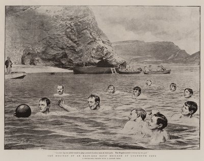 As férias de uma brigada dos meninos de East End em Lulworth Cove de Robert Barnes