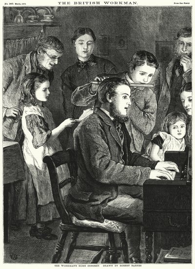 O Concerto da Casa do Trabalhador (gravura) de Robert Barnes