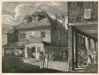 Hungerford Market, perto de edifícios de York, The Strand, Londres de Robert Blemell Schnebbelie