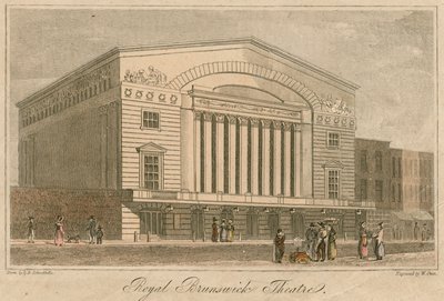 Teatro Real de Brunswick, Londres de Robert Blemell Schnebbelie