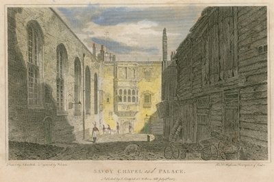 Capela e Palácio de Savoy, Londres de Robert Blemell Schnebbelie