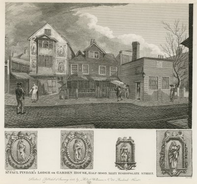 O alojamento de Sir Paul Pindar ou a casa do jardim de Robert Blemell Schnebbelie