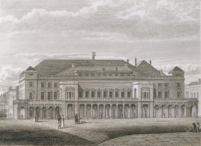 O teatro do rei, Haymarket, gravado por Bartholomew Howlett (1767-1827), bar. por Robert Wilkinson, 1820 de Robert Blemell Schnebbelie