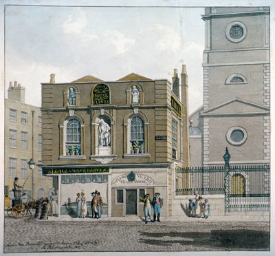 Aldgate House, Aldgate High Street, Londres, 1815 de Robert Blemmell Schnebbelie