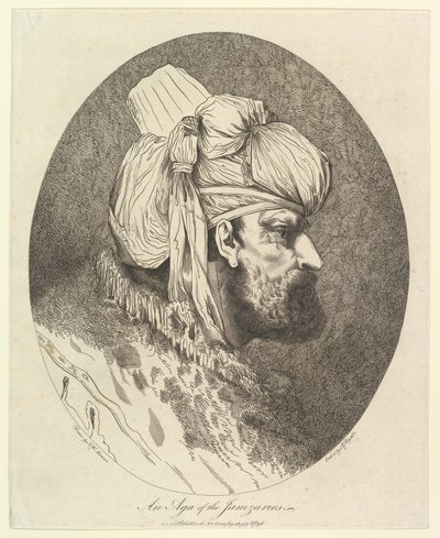 Um Aga dos Janizaries, 19 de julho de 1779. de Robert Blyth
