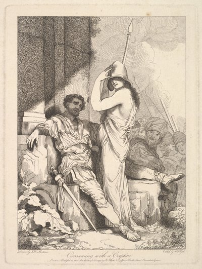 Conversando com um cativo, 15 de novembro de 1779. de Robert Blyth