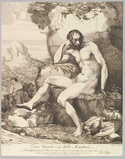 Dom Quixote nas montanhas de Sable, 20 de outubro de 1782. de Robert Blyth