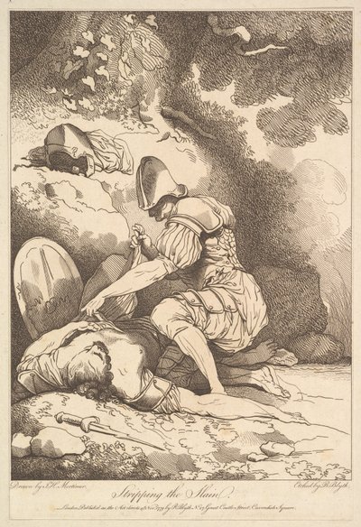 Tirando os mortos, 15 de novembro de 1779. de Robert Blyth
