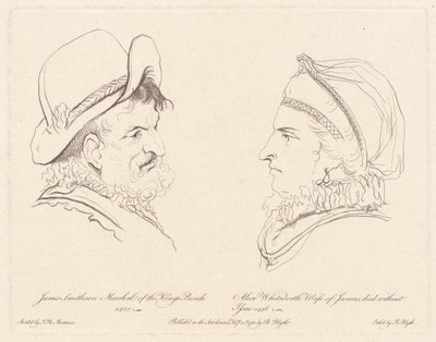 James Smithson e Alice Whitworth de Robert Blyth, after John Hamilton Mortimer