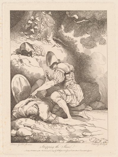 Desnudando os mortos de Robert Blyth, after John Hamilton Mortimer