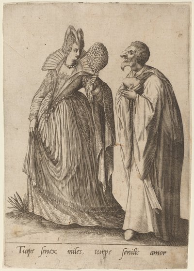 O velho soldado feio..., 1570-1650. de Robert Boissard