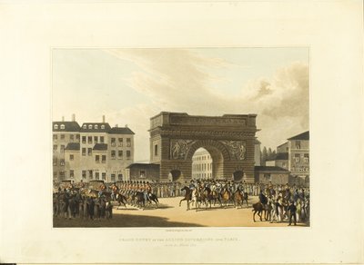 Grande Entrada dos Soberanos Aliados em Paris de Robert Bowyer