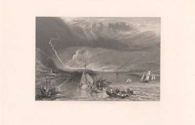 La Chaise de Gargantua perto de Duclair de Robert Brandard