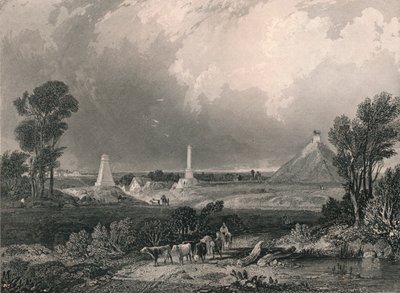 Planícies de Waterloo, meados do século XIX. de Robert Brandard
