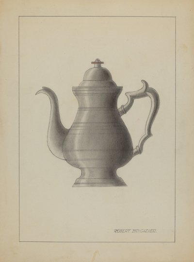 Cafeteira de Estanho de Robert Brigadier