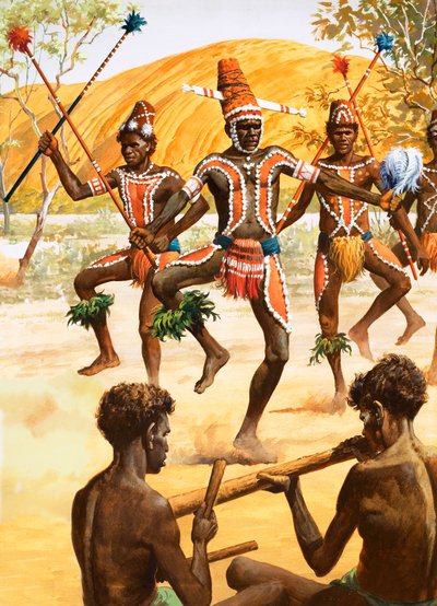 Dança aborígene de Robert Brook