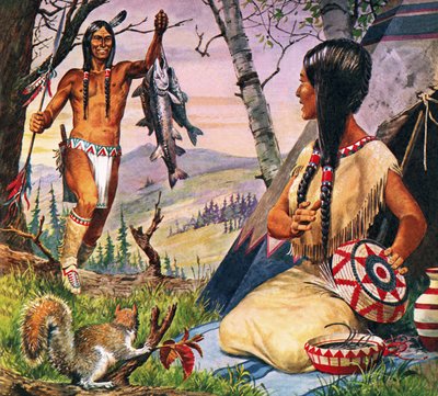 Hiawatha e Minnehaha de Robert Brook
