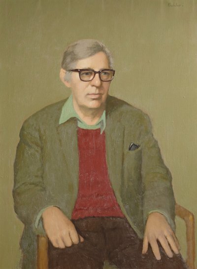 Laurie Lee (1914-97) c.1970s (óleo sobre tela) de Robert Buhler