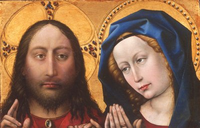 Cristo e a Virgem de Robert Campin