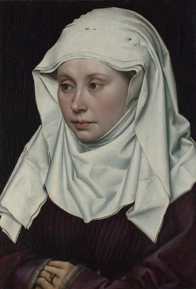 Retrato de uma mulher, ca 1435 de Robert Campin