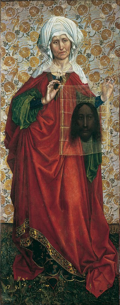 Os painéis Flémalle: Saint Veronica de Robert Campin