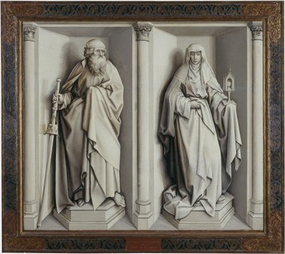 O casamento de Maria e José. Marcha ré de Robert Campin