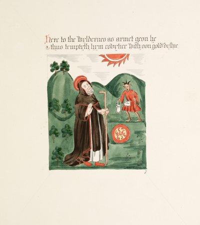 Ms. New Coll 380, f39r. As antiguidades da Igreja Catedral de Santa Maria, Carlisle, desenhada por Robert Carlile, 1795 (caneta e tinta sobre papel) de Robert Carlile